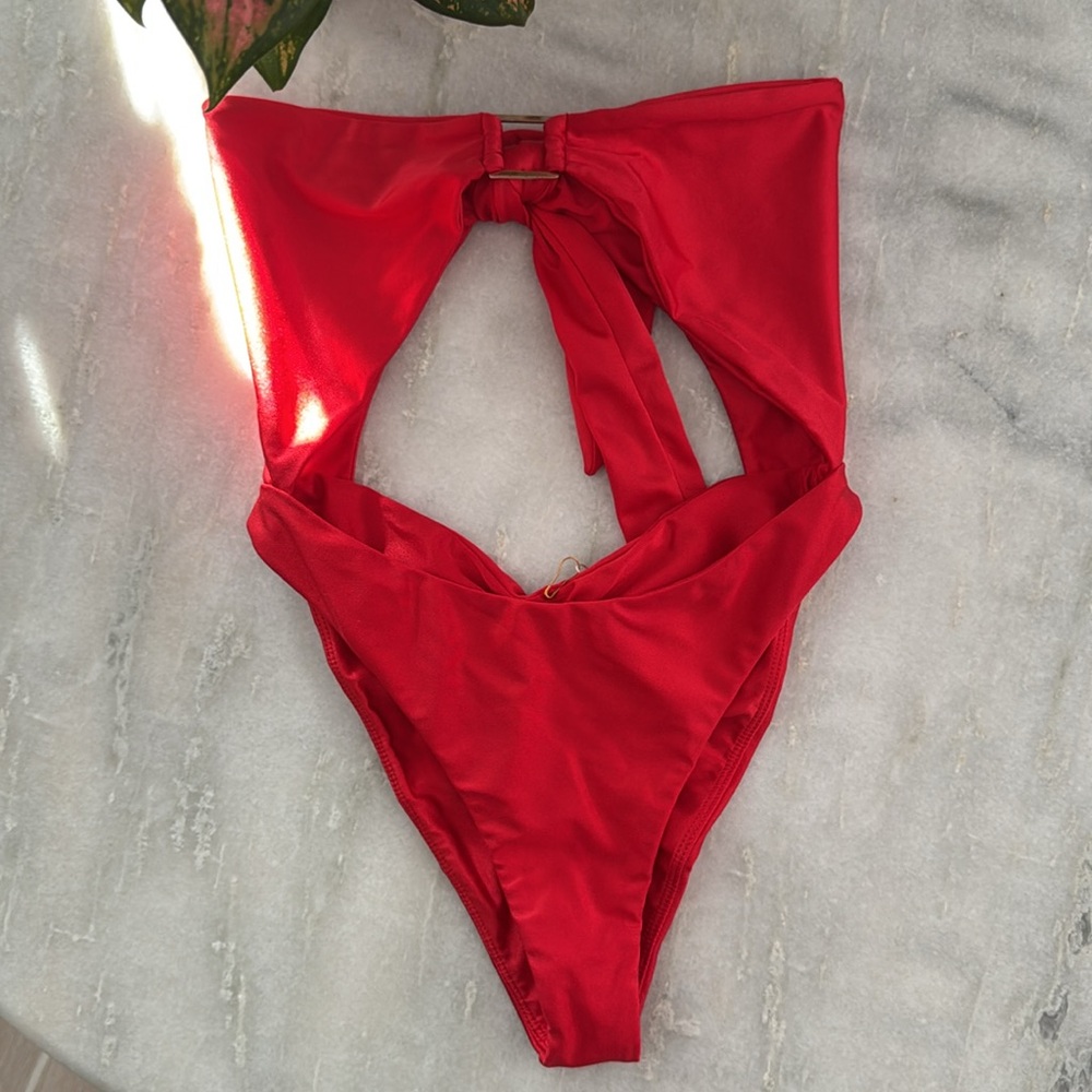 CANALUZ SWIM Macao Monokini in Fuego